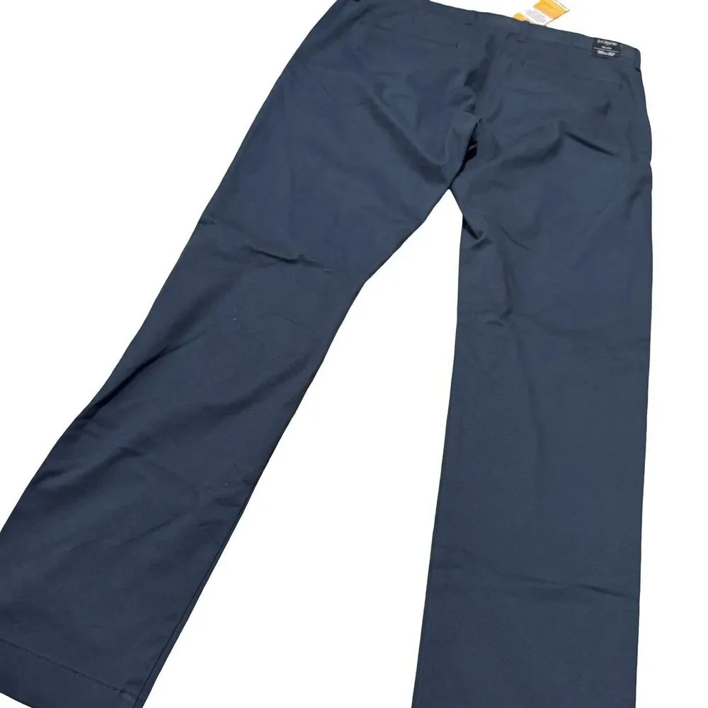 NWT J.CREW Flex TruTemp 365 Men's 35x32 Slim Fit Chino Pants Blue Casual Golf